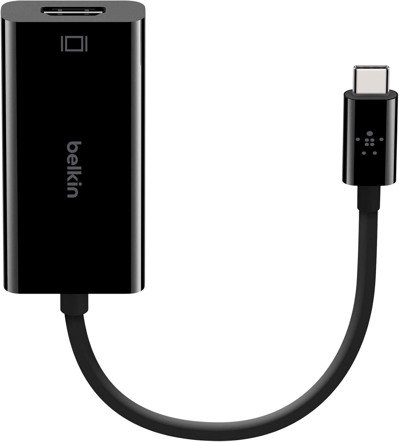 Belkin USB-C to HDMI Adapter, Chromebook Certified - 4K @ 60Hz Video Output, HDMI to USB-C Converter, USB Type-C to HDMI Adapter for MacBook, iPad Pro, and Other USB-C Devices - Black