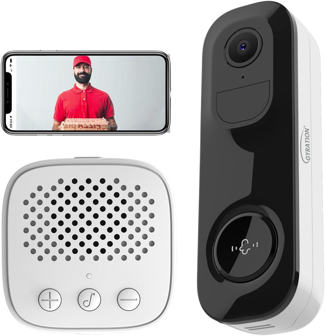 Gyration Cyberview Cyberview 3000 3 Megapixel Indoor Network Camera - Color - White - Infrared Night Vision - CYBERVIEW3000