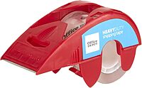 Office Depot® Brand Heavy Duty Shipping Packing Tape With Dispenser, 2" x 22.2 Yd, Crystal Clear, Pack Of 6 Rolls