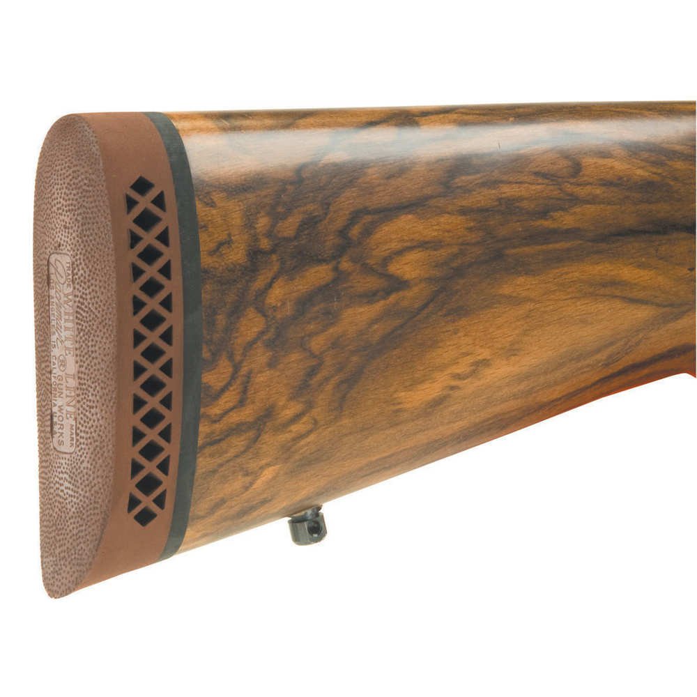 PACHMAYR Deluxe Field Recoil Pad for Shotguns — Ribbed Face, White Line Base