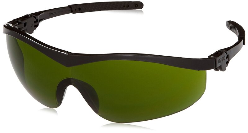 MCR Crews ST1130 Storm Safety Glasses 3.0 IR Green Lens 1 Pair