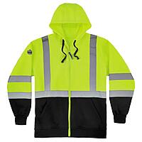 ERGODYNE GloWear 8372 Hi-Vis Zip-Up Hoodie Class 3