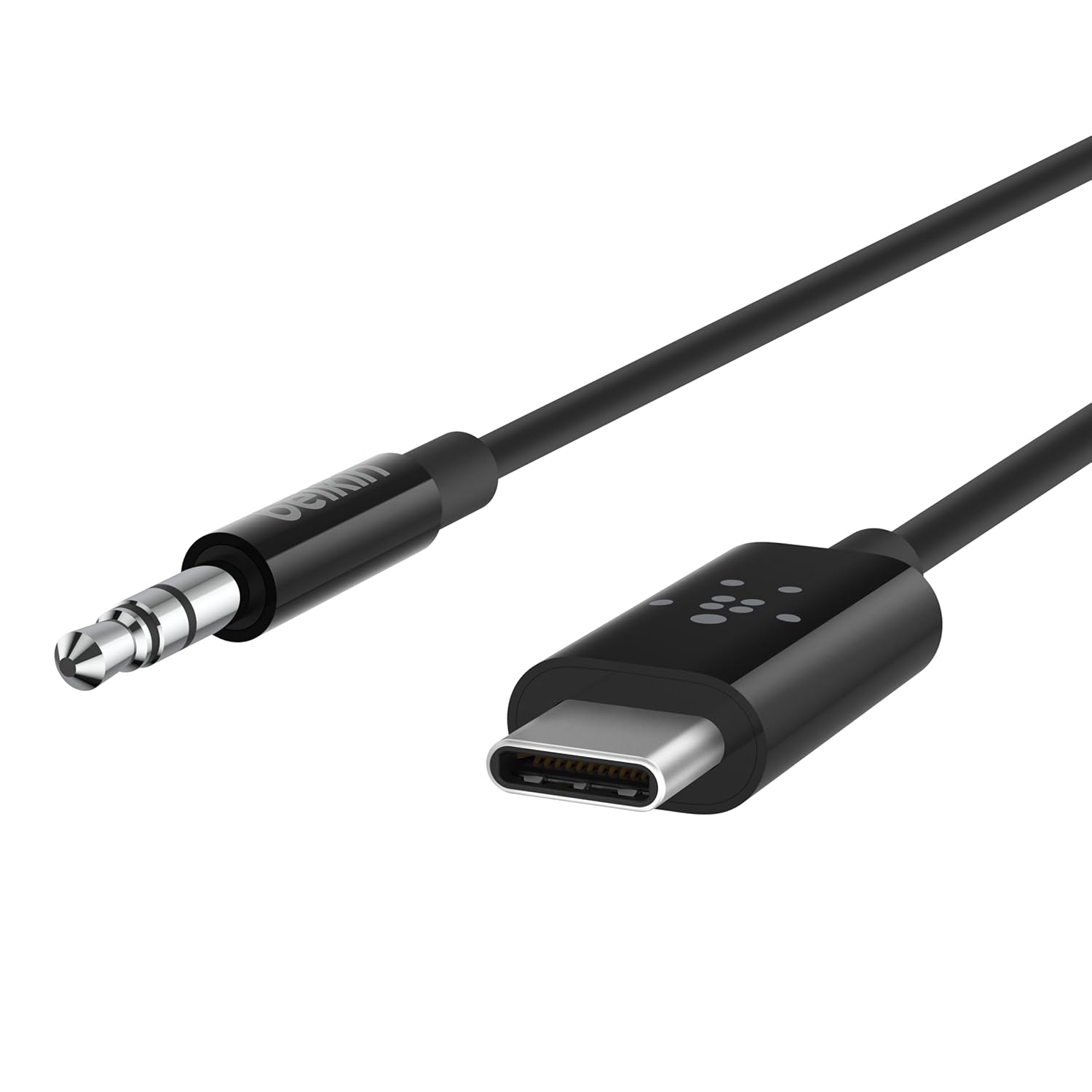 Belkin 3.5mm Audio Cable with USB-C Connector, 3 Ft, Black
