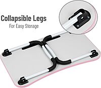 Mind Reader Lap Desk Laptop Stand Bed Tray Folding Legs Portable MDF
