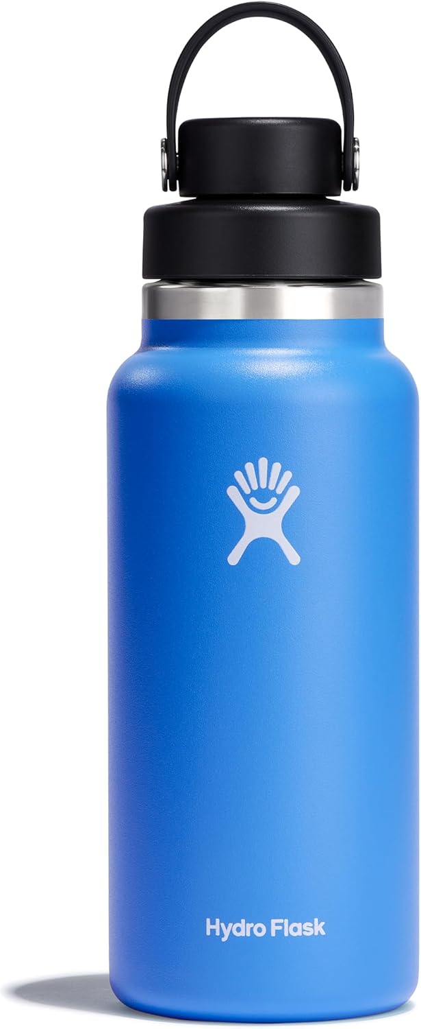 HYDRO FLASK Wide Mouth Insulated Stainless Steel Water Bottle with Flex Chug Cap