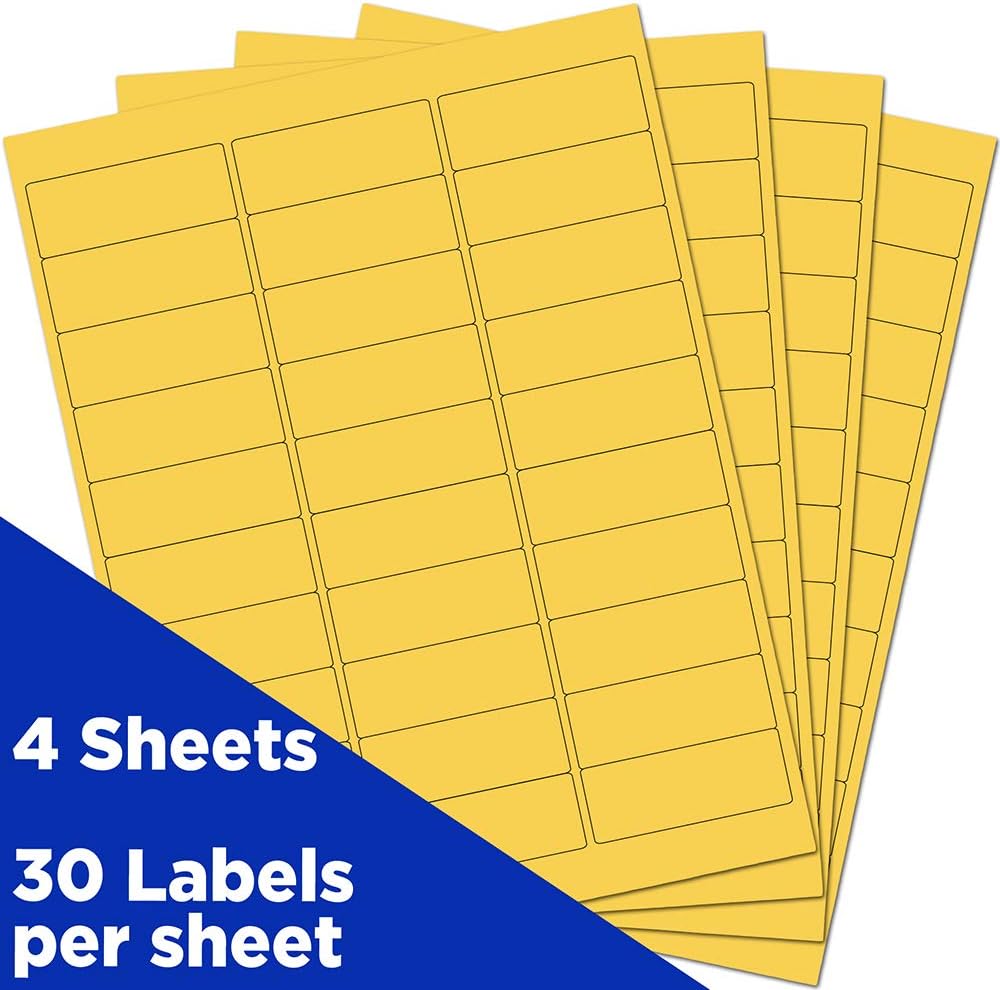 JAM PAPER Mailing Address Labels - Self-Adhesive Rectangular