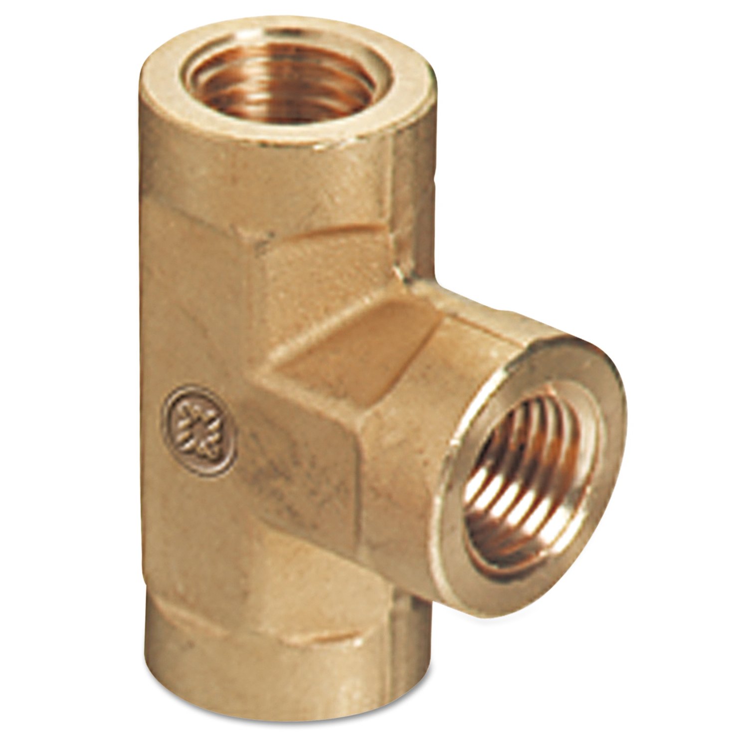 Western Enterprises BFT-4HP Pipe Thread Tees, Connector, 3,000 PSIG, Brass, 1/4 in NPT, 3-way Female Connection, 0.5 Length