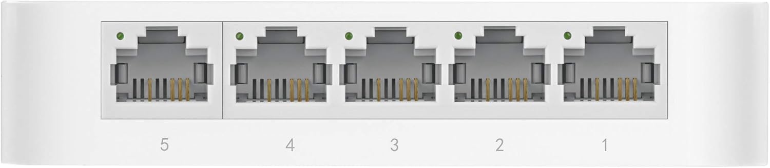 Learning Resources TL-SF1005D TP-Link 5-Port Fast Ethernet Unmanaged Switch | Plug and Play | Desktop 5 Port 5 Port, Non-PoE