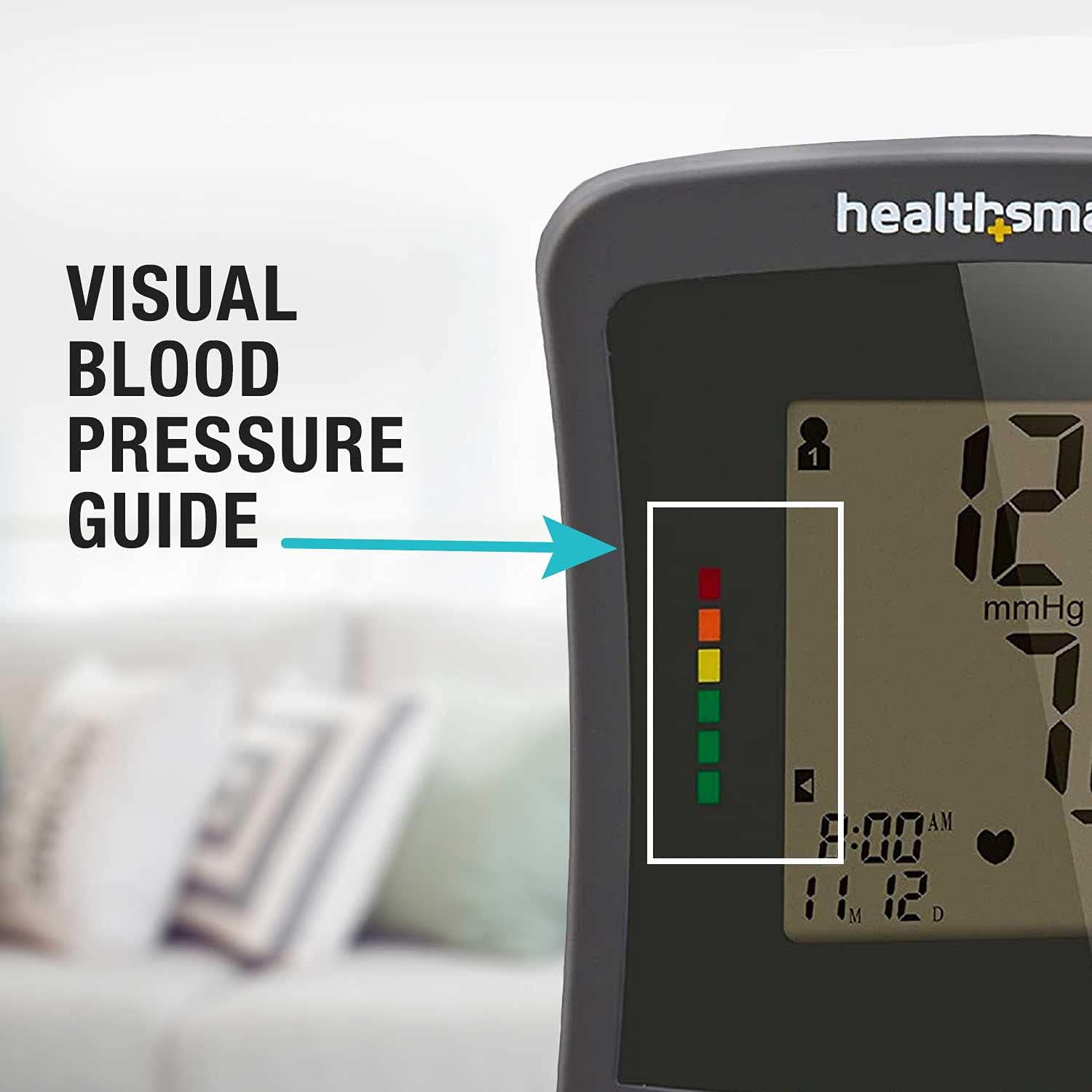 HealthSmart Digital Blood Pressure Monitor (Upper Arm & Wrist)