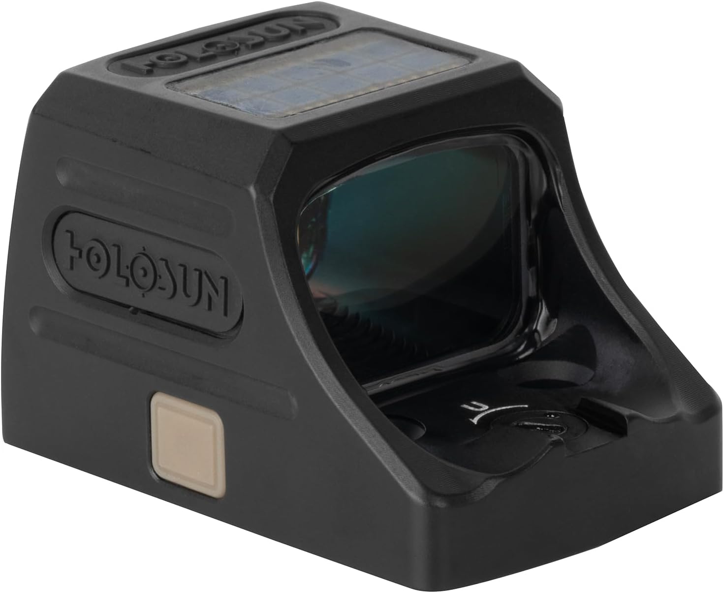 HOLOSUN Green Multi-Reticle, Enclosed, Aluminum, Solar Charging K Compact Pistol Cut (SCS-Carry-GR)