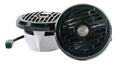 Roswell R1 6.5" Marine Speakers - Black - 80W RMS & 160W Peak Power