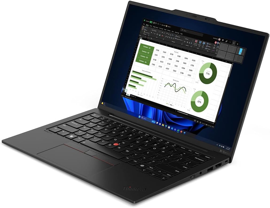Lenovo ThinkPad X1 Carbon Gen 12 21KC00A8US 14" Notebook - WUXGA - Intel Core Ultra 7 155U - Intel Evo Platform - 16 GB