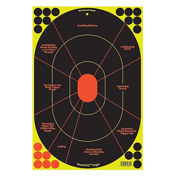 SHOOT-N-C Handgun Trainer Targets