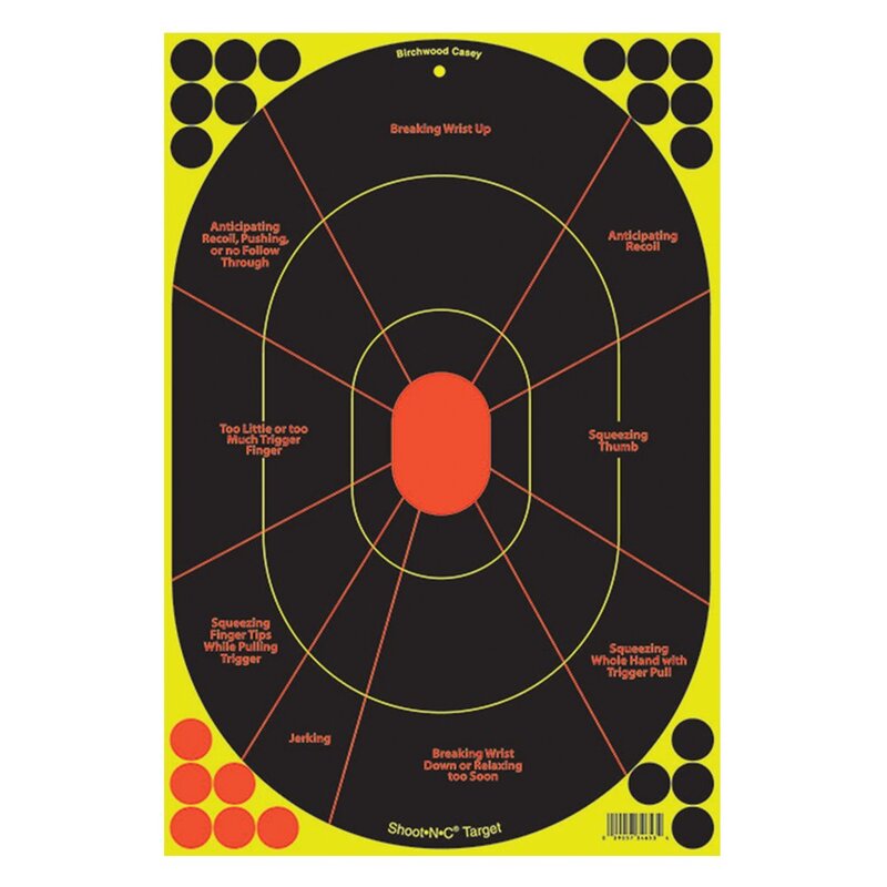SHOOT-N-C Handgun Trainer Targets
