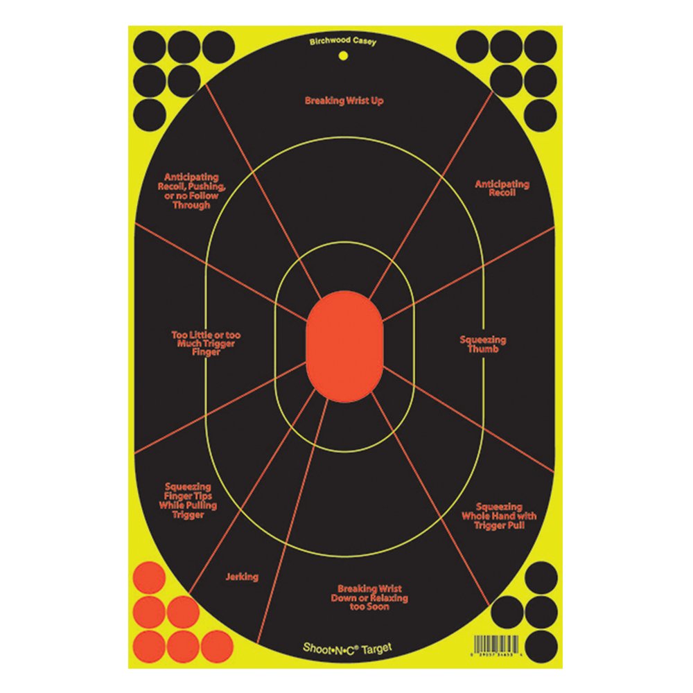 SHOOT-N-C Handgun Trainer Targets