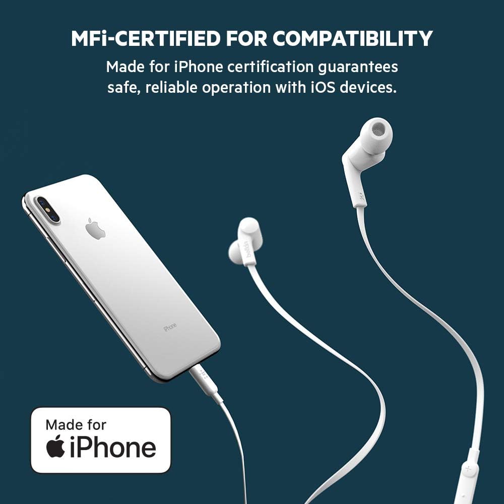 BELKIN SoundForm Wired In-Ear Earbuds with Microphone