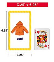 Scholastic First Words Flash Cards, 6-1/4inH x 3-5/16inW, Pre-K, Pack Of 56 Cards