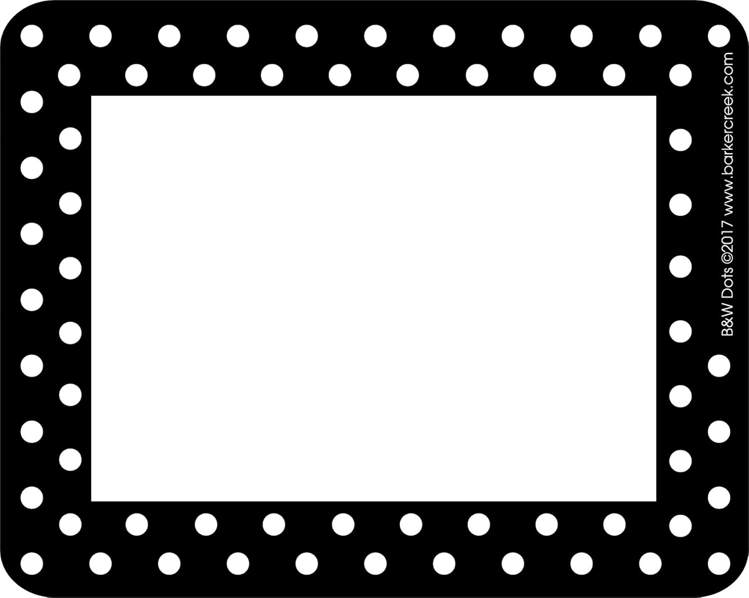Barker Creek Name Badges & Self-Adhesive Label Set, Dots, Multi-Design Set, 45 Each of 2 Designs for Total of 90 Name Badges