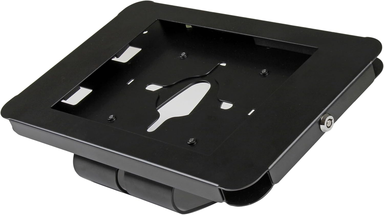 StarTech.com Secure Tablet Enclosure Stand- Lockable Anti Theft Steel Desk or Wall Mount for 9.7" iPad/Tablet