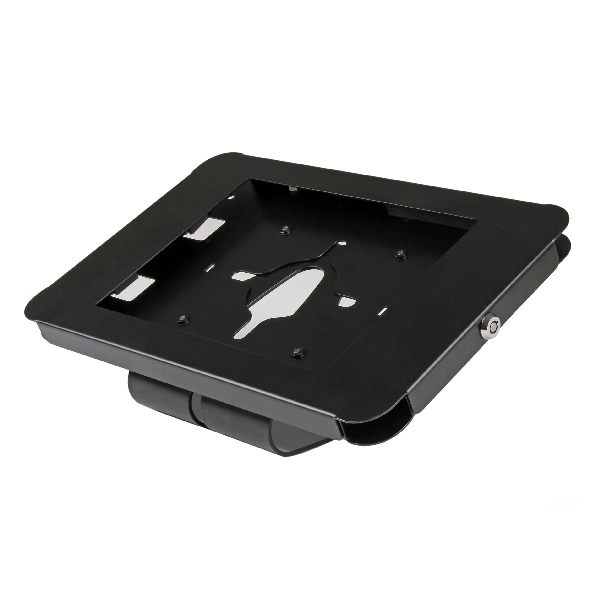 StarTech.com Secure Tablet Enclosure Stand- Lockable Anti Theft Steel Desk or Wall Mount for 9.7" iPad/Tablet