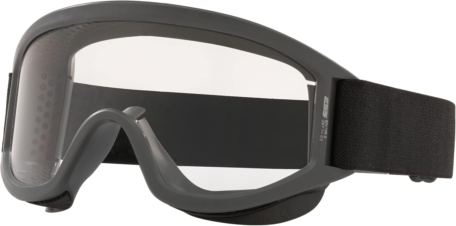 Oakley Ess Sunglasses Matte Black Frame, Clear Lenses, 0MM