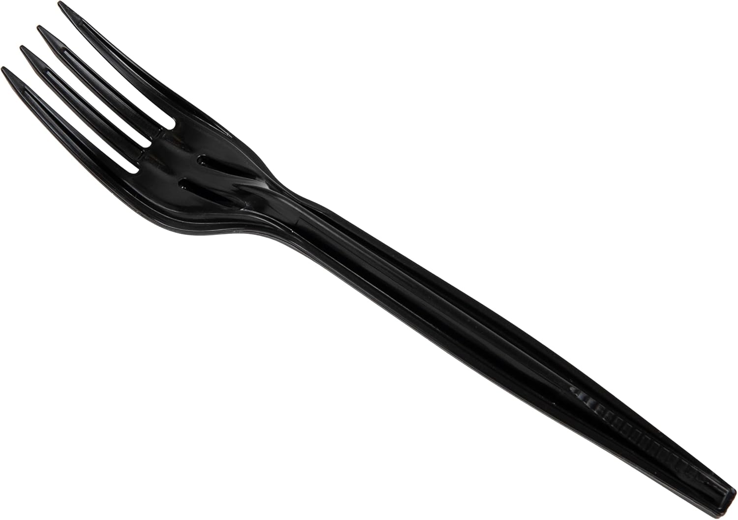 Mind Reader 100-Pack Black Plastic Fork Refill for CUTDISPBK-BLK Dispenser, 6.25" L and 100-Pack Black Plastic Spoon Refill