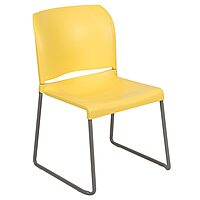 Flash Furniture HERCULES Series 880 lb Contoured Full-Back Stack Chair