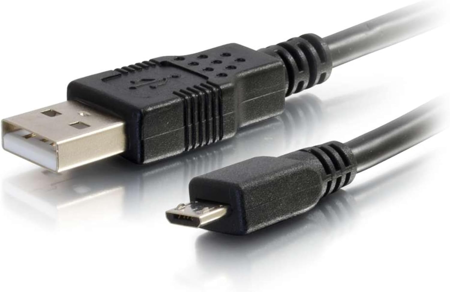 C2G Legrand USB A to B Cable, Male to Male USB Cable, Micro USB Cable, 2 Meters (6.56 Foot) Data Transfer Cable