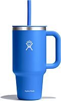 HYDRO FLASK Travel Tumbler with Handle, Lid and Straw - Insulated Stainless Steel