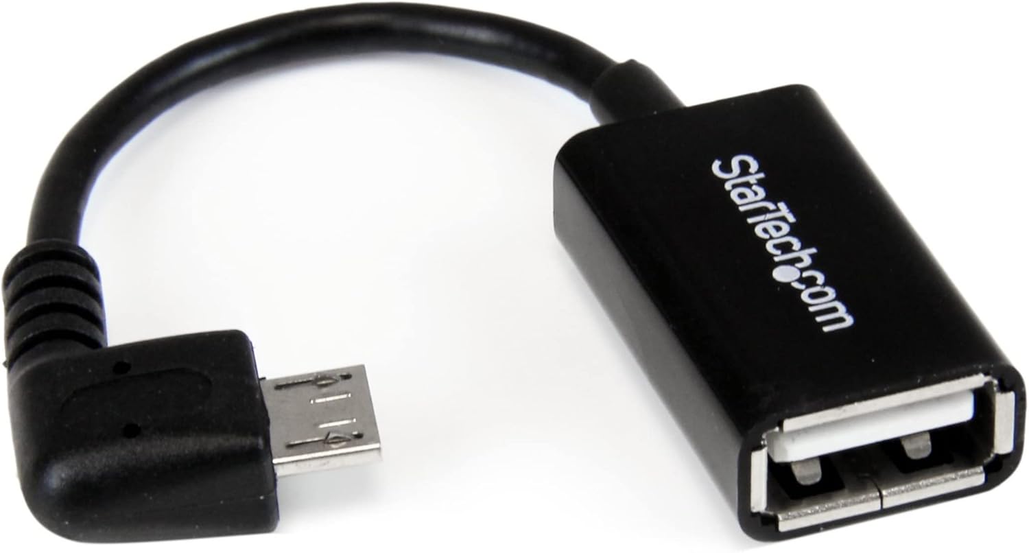 StarTech.com Micro USB On-The-Go (OTG) Adapter Cable - Micro USB Male to USB A Female