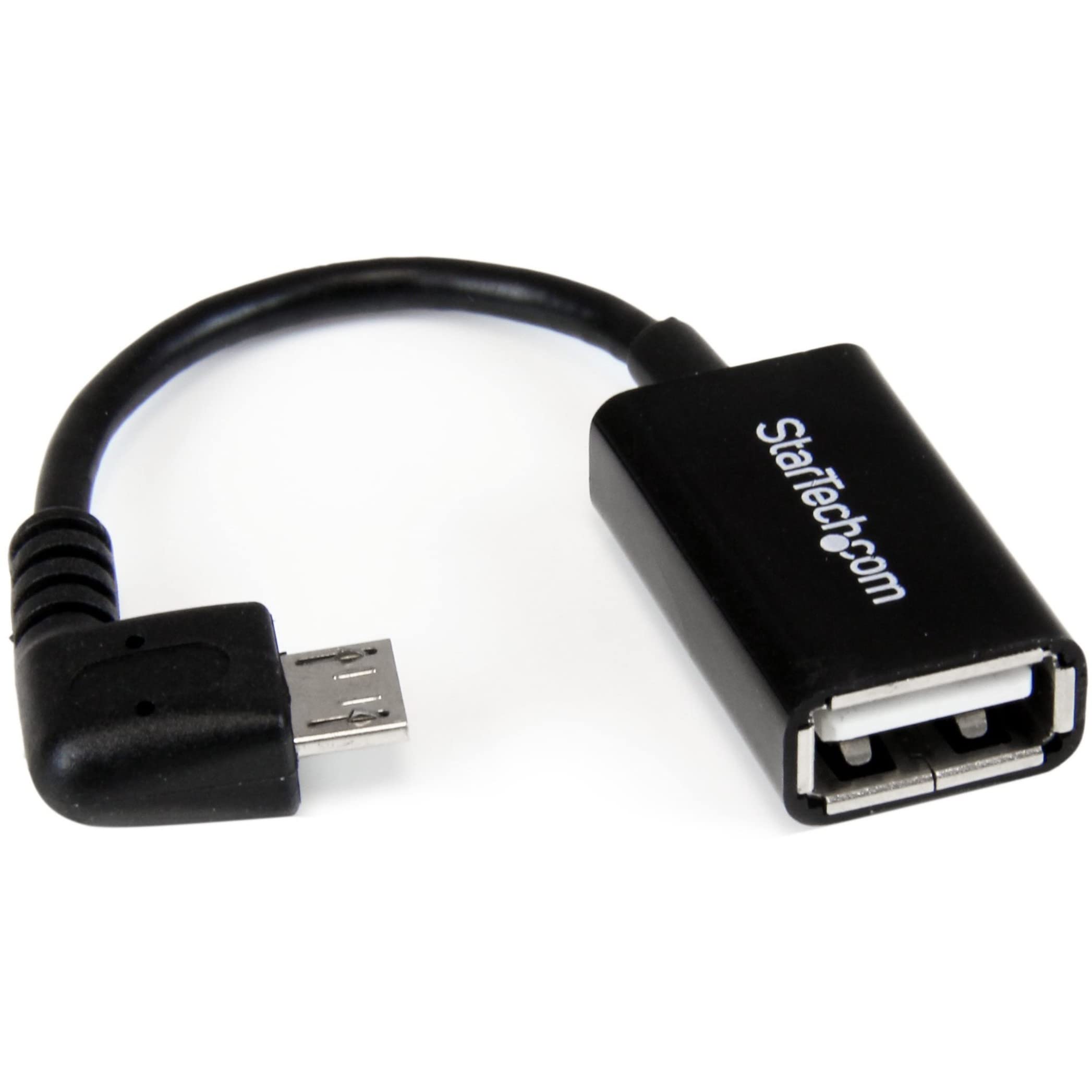 StarTech.com Micro USB On-The-Go (OTG) Adapter Cable - Micro USB Male to USB A Female