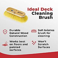 SHURHOLD 10" Deck Brush (Shur-Lok)