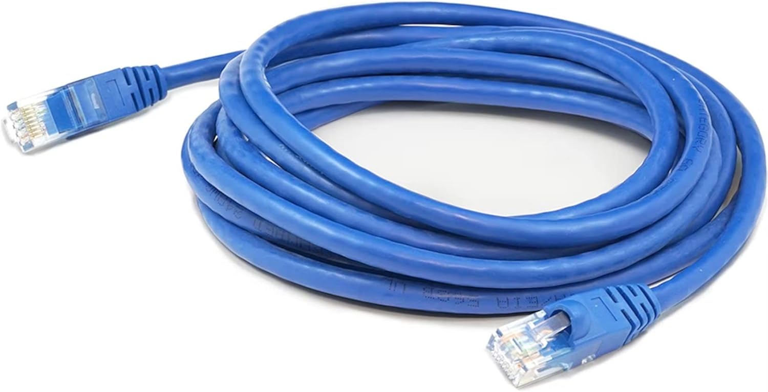 AddOn 1ft RJ-45 (Male) to RJ-45 (Male) Straight Blue Cat6 UTP PVC Copper Patch Cable
