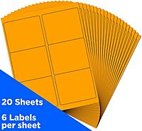JAM PAPER Mailing Address Labels - Self-Adhesive Rectangular