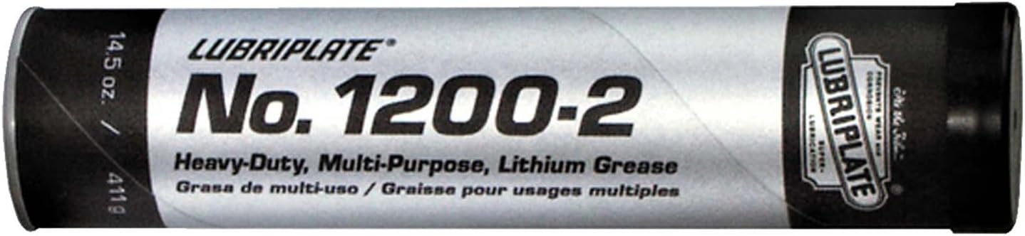 Lubriplate L0102-098 No. 1200-2 Multi-Purpose Grease Cartridge, 14.5 oz (Pack of 10)
