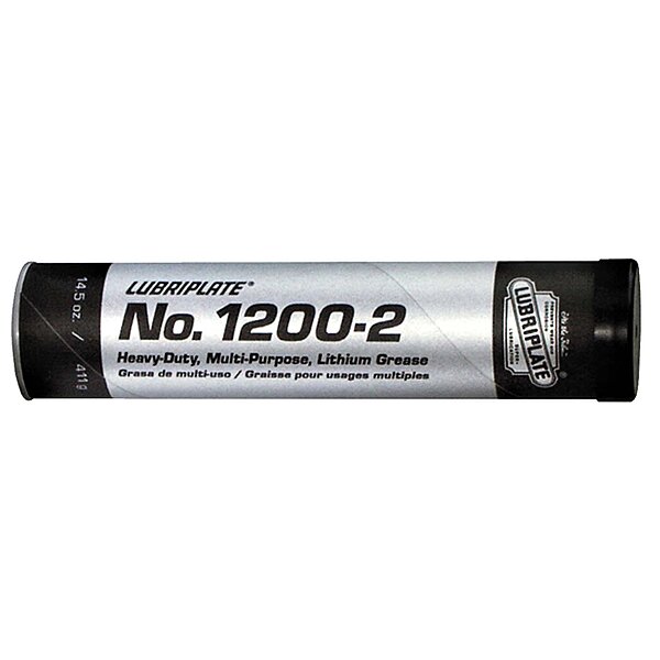 Lubriplate L0102-098 No. 1200-2 Multi-Purpose Grease Cartridge, 14.5 oz (Pack of 10)