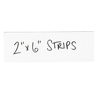 Aviditi PARTNERS BRAND Pre-Cut Magnetic Label Strips, White