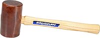 VAUGHAN Rawhide Mallet, Non-Marring, Hardwood Handle