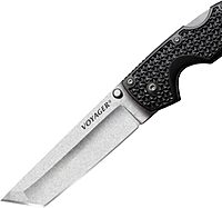 Cold Steel Voyager Large Folding Knife with Griv-Ex Handle and Tri-Ad Lock