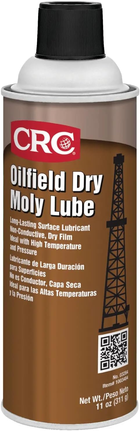 CRC Oilfield Dry Moly Lube, 11 Wt Oz, 03284 11 Oz 1 Pack Oilfield Dry Moly Lube