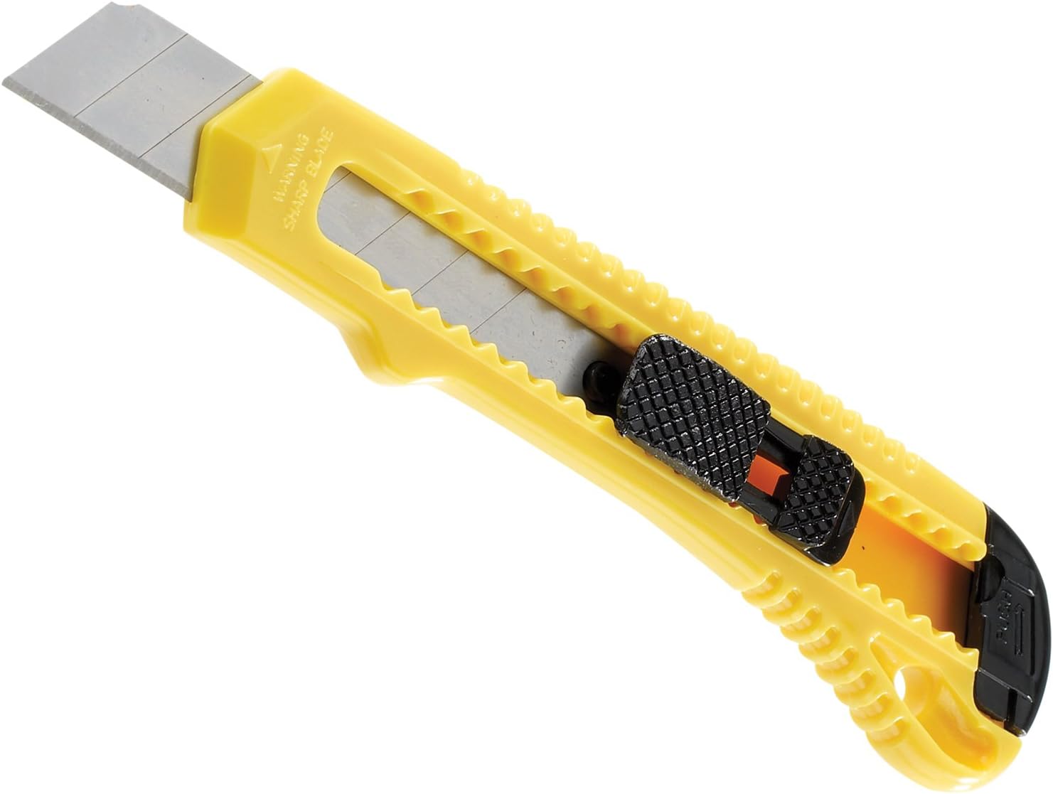 STANLEY 18mm Snapblade Utility Knife, Retractable, Yellow/Black