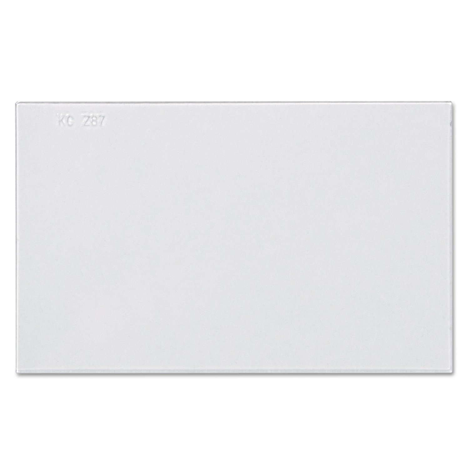 Jackson Safety 41594 WH40 Insight Internal Cover Lenses, 6 1/2" x 7 1/2", Polycarbonate, Clear (Pack of 10)