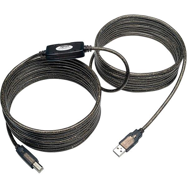 Tripp Lite USB 2.0 Hi-Speed A/B Active Repeater Cable (Male-to-Male)