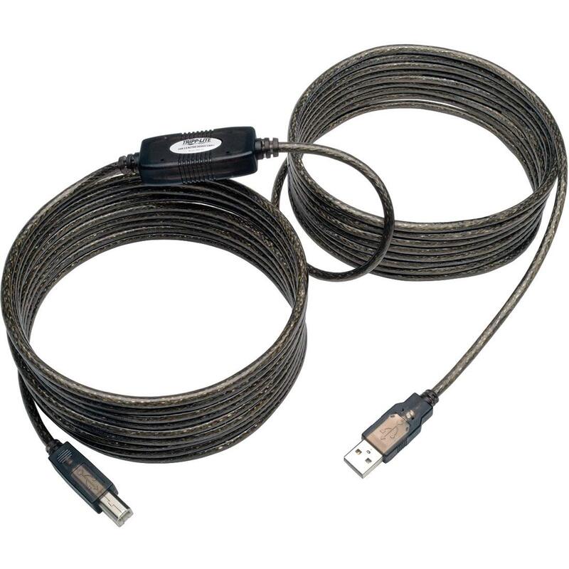 Tripp Lite USB 2.0 Hi-Speed A/B Active Repeater Cable (Male-to-Male)
