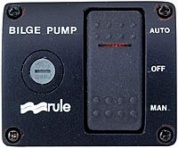 Rule Deluxe 3-Way Lighted Rocker Panel Switch
