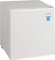 Avanti Mini Fridge Compact Refrigerator for Home Office or Dorm, Features Compressor Cooling Single Reversible Door Removable Shelves Automatic Defrost and Adjustable Temp Control, 1.7-Cu.Ft, White
