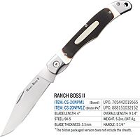 COLD STEEL Ranch Boss II Folding Knife