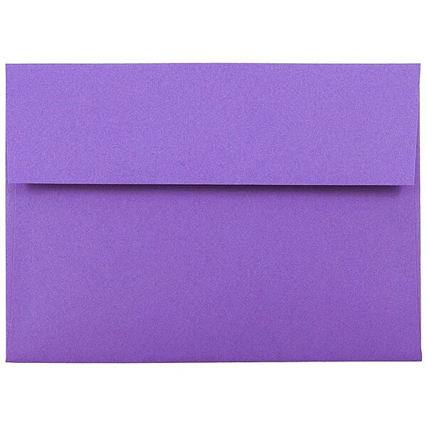 JAM PAPER Colored Envelopes - Recycled 24 lb Gummed Closure