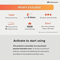 OfficeSuite Family Compatible with Microsoft® Office Word® Excel® & PowerPoint® and Adobe® PDF for PC Windows 10, 8.1, 8