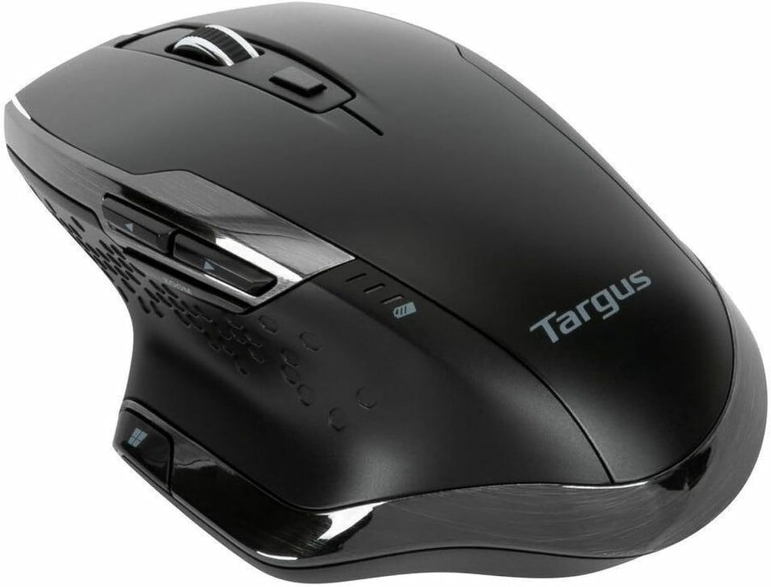 Targus Bluetrace Wireless Ergonomic Mouse, 2.4GHz Connection with USB and Laser Precision, 7 Functional Buttons